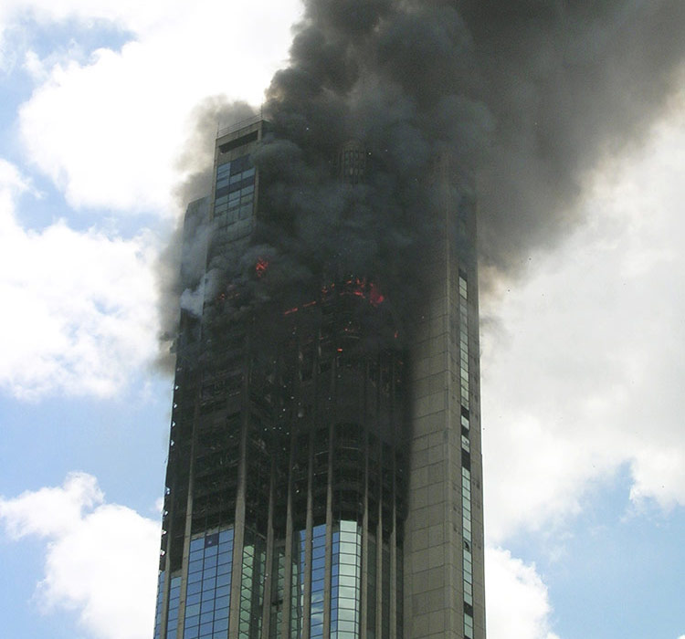 CREPIM : Test feu pour le bâtiment